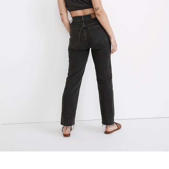 Madewell The Curvy Petite Perfect Vintage Straight Jean in Lunar Wash size 24 P - Picture 2 of 7